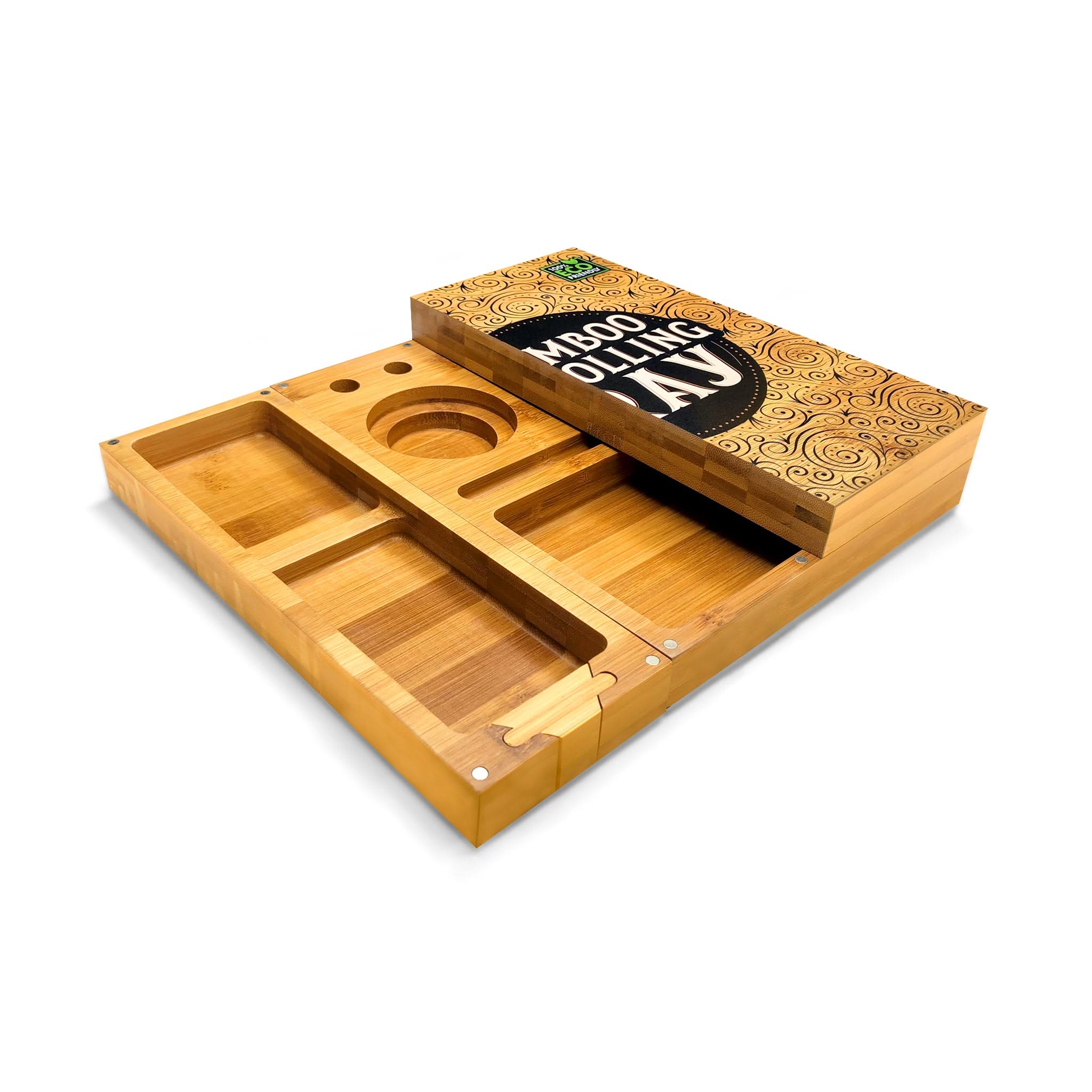 Custom Bamboo Rolling Stash Case - Image 2