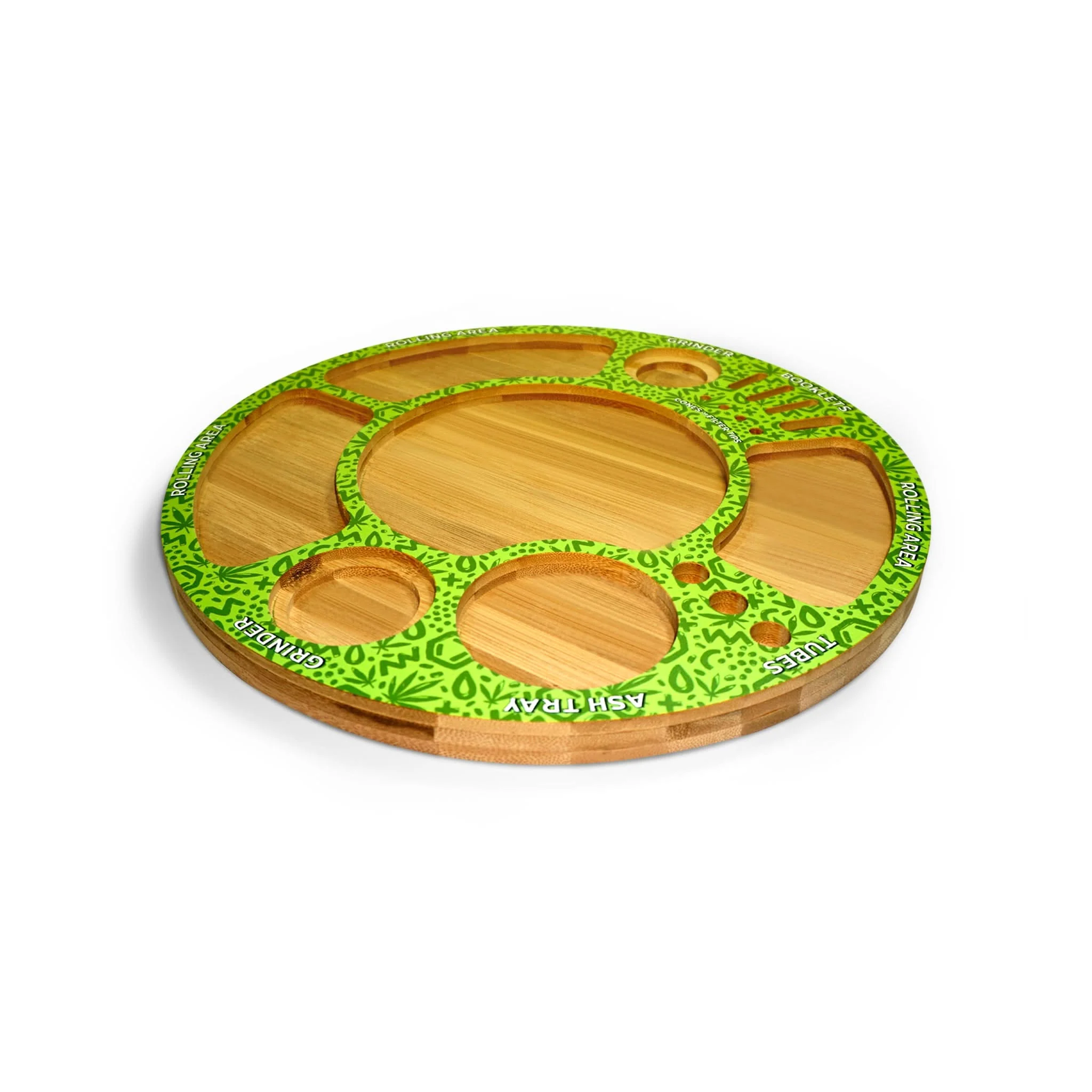 Custom Bamboo Turntable Tray Organizer - Image 2