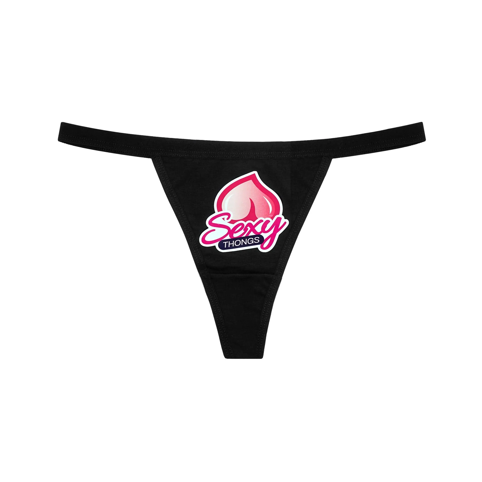 Custom Elastic Waist Band Cotton G-String ๐