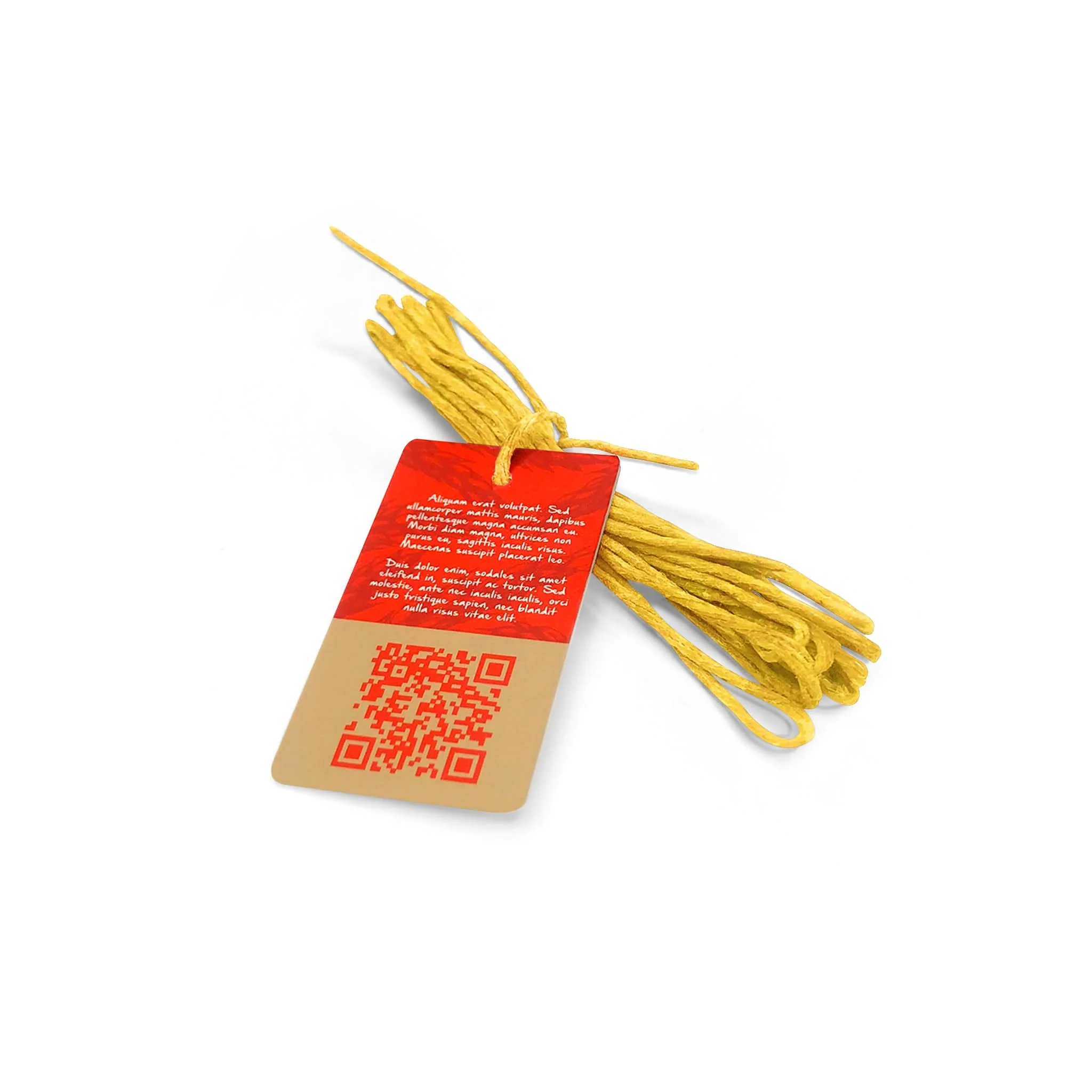Custom Organic Natural Beeswax Wick In Hangtag Packaging