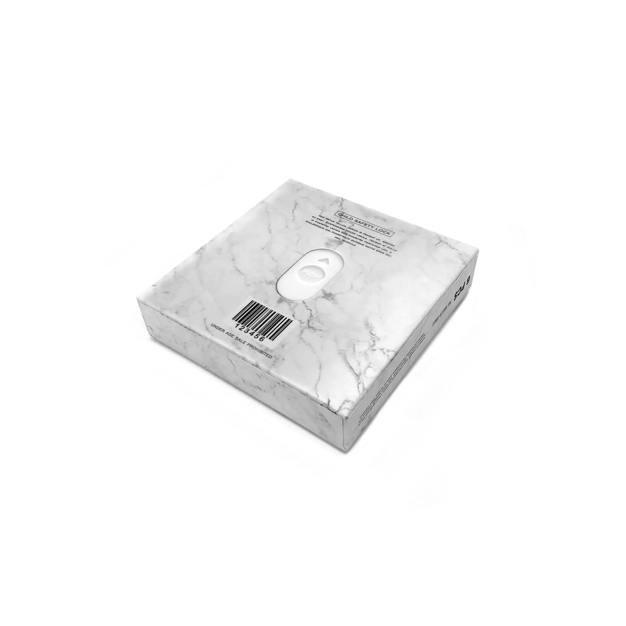 Custom Pre Rolled Turned Edge Box 6PK Quarter Size - Image 2