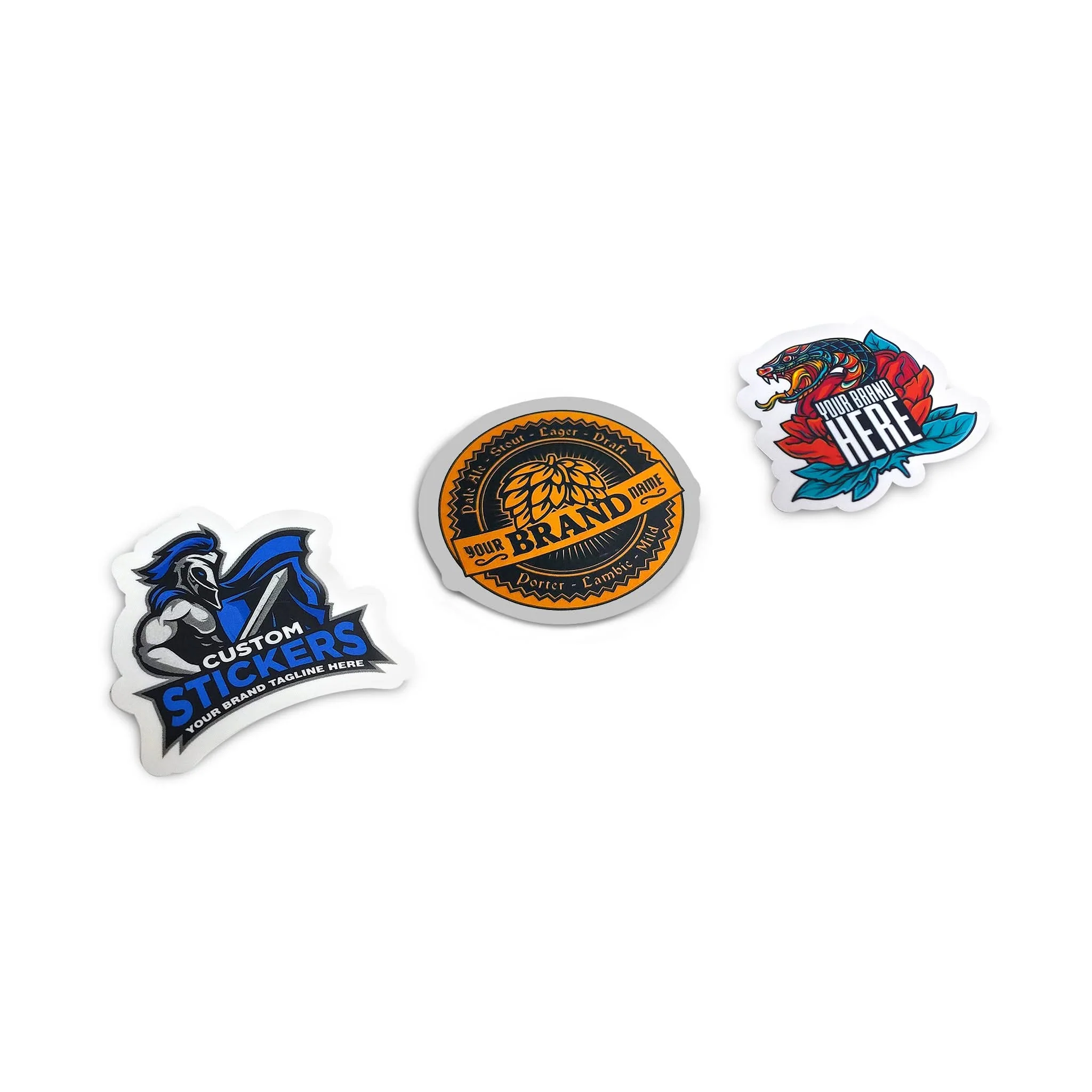 1.5" Custom Printed Stickers - Image 2