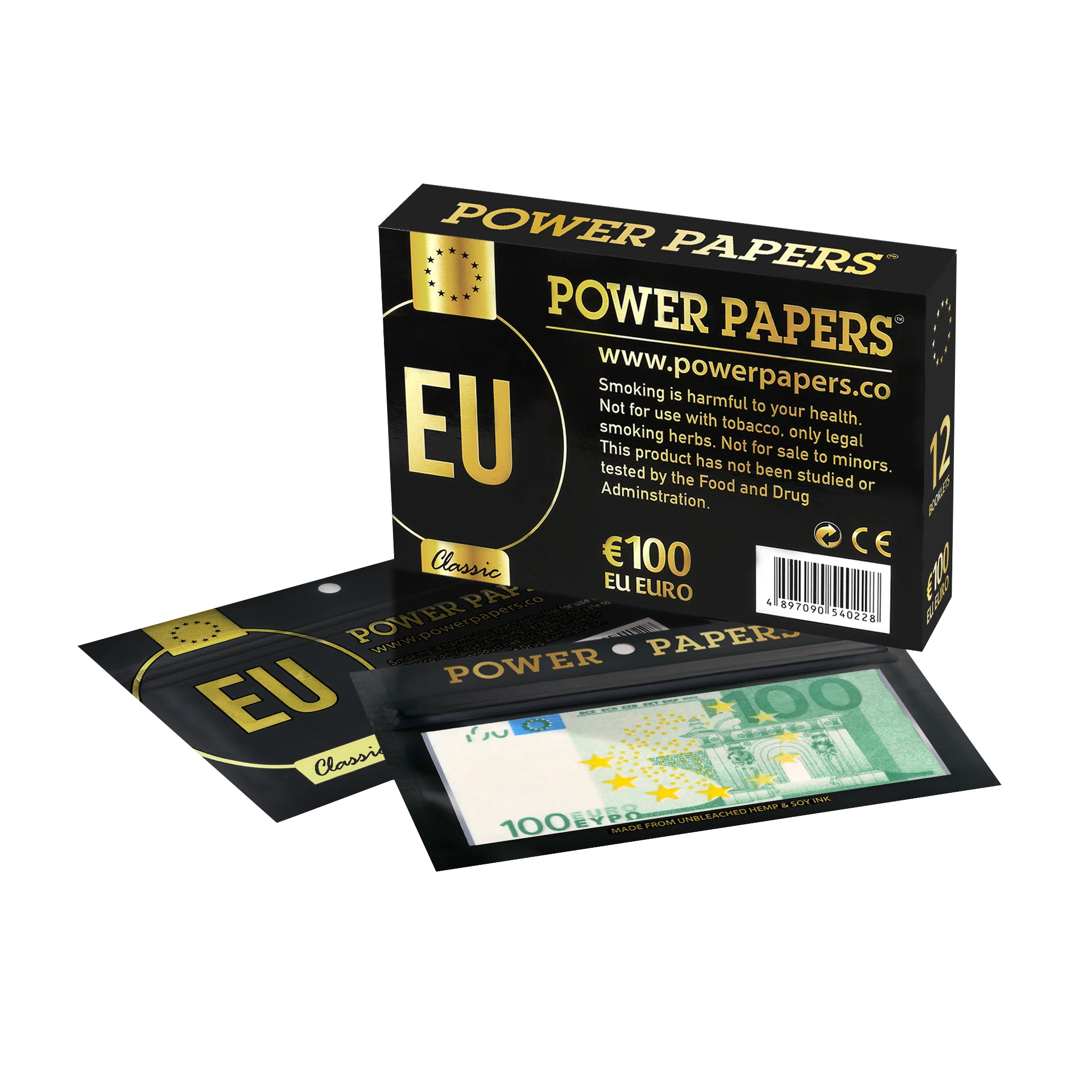 POWER PAPERS™ EUR€100 Rolling Paper - Image 2
